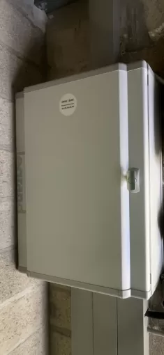 Pose d’un coffret à Lieuvillers, Saint-Just-en-Chaussée, CONI ELEC