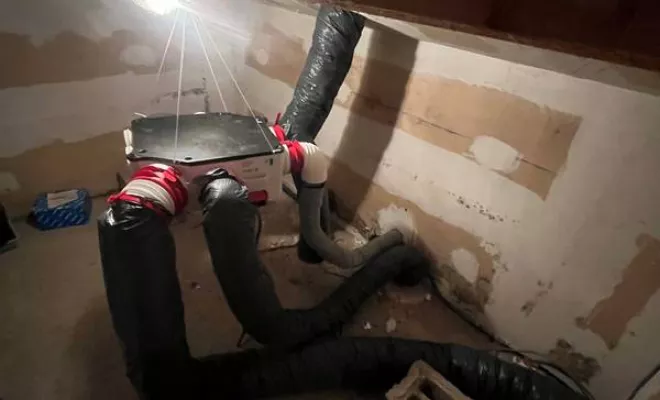 Installation de VMC, Saint-Just-en-Chaussée, CONI ELEC